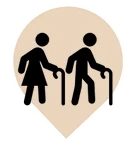 Ancianos en residencias para mayores